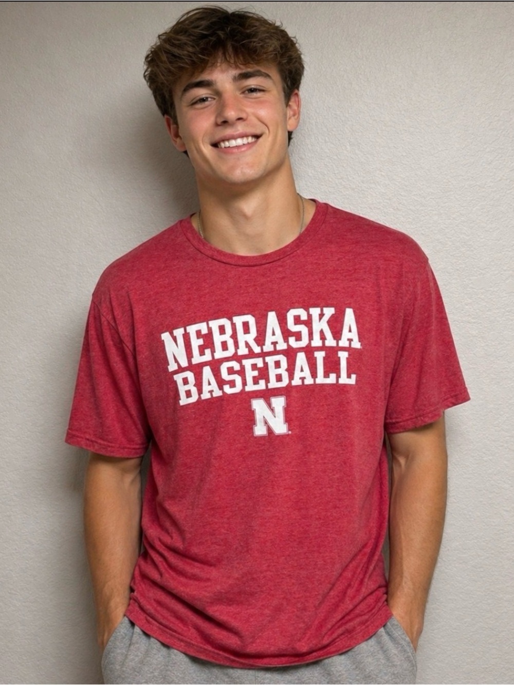 Nebraska Red Short Sleeve Tee